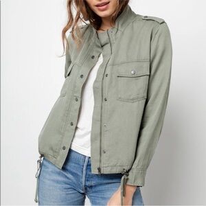 Rails Collins Military Utility Jacket Sage Green Small